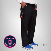 Cherokee Revolution Men's Zip Fly Cargo Scrub Pant 2