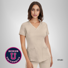 Healing Hands Women's Monica V-Neck Solid Scrub Top 11