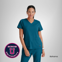 Emma 4-Pocket V-Neck Scrub Top 6
