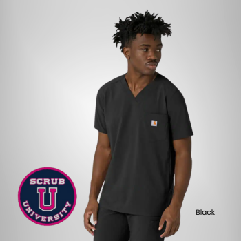 Carhartt Force Cross-Flex Men's V-Neck Scrub Top