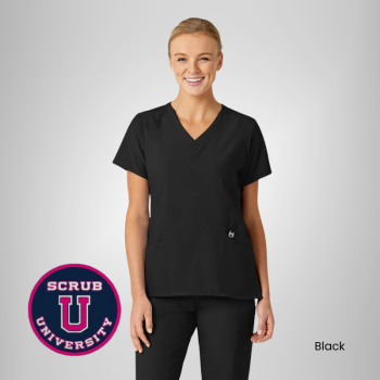 Wink Women's Stylized V-Neck Scrub Top