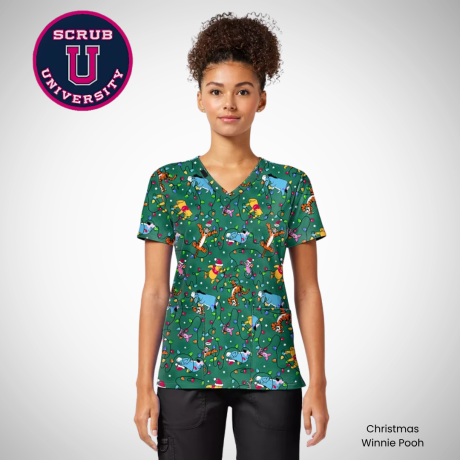 Cherokee Women's Christmas - Winnie Pooh 1