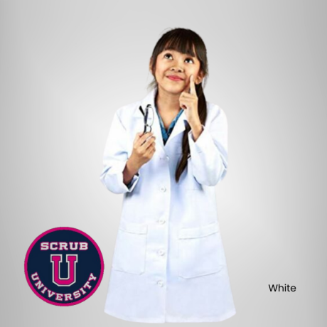M&M Scrubs Children Lab Coat-Soft Fabric 1