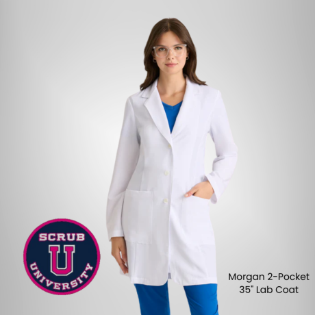 Barco Greys Anatomy Morgan 2-Pocket 35" Lab Coat 1